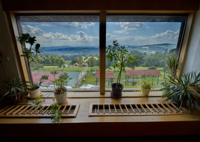 Ubytování na Benecku v Krkonoších - Horský hotel Kubát - výhled