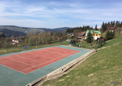 Ubytování Krkonoše - horský hotel Kubát - tenisové kurty